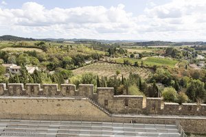 Aussicht über das Umland von Carcassonne
