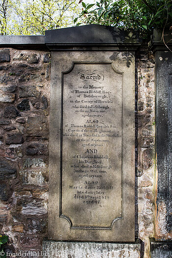 Grab von Tom Riddle auf dem Greyfriars Kirkyard
