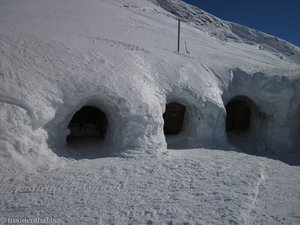 Schlafiglus bei der Iglu Lodge