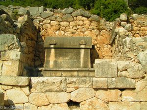 ein lykischer Sarkophag bei Arykanda