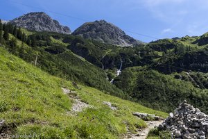 Beim Schafalpenkopf im Kleinwalsertal