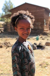 Hübsches Mädchen in Äthiopien.
