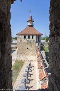 Blick aus dem Festungsturm der Festung Bender in Transnistrien