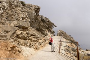 beim bekanntesten Aussichtspunkt der Qaraberge - Jabal Samhan