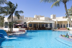 letzter Tag am Pool des Hilton Salalah im Oman