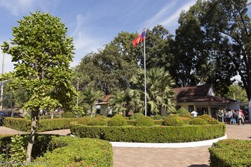 im Park des Haw Phra Kaew von Vientiane