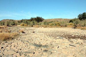 im ausgetrockneten Flussbett des Fish River