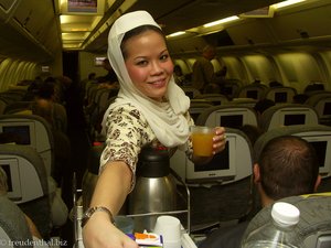 Royal Brunei - Kaffee, Tee, Saft?