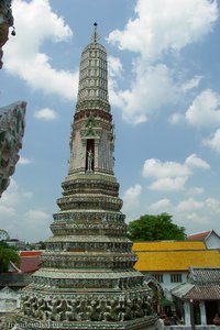 Kleiner Prang im Wat Arun von Bangkok
