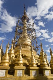 Stupa auf dem Popa Taung Kalat beim Mount Popa