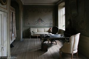 historisches Wohnzimmer im Freilichtmuseum von Stockholm