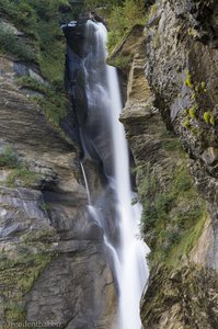 Blick von der Bergstation auf den Reichenbach-Wasserfall