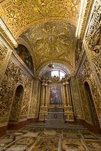 Kapelle in der St. John's Co-Cathedral von Valletta