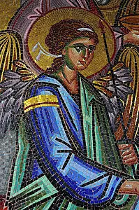 Ein Engel im Mosaik - Kloster Kykkos