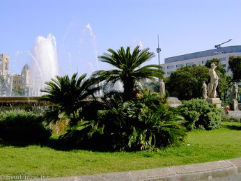 Brunnen beim Plaça de Catalunya