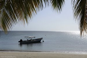 Blick hinaus auf die Morne Rouge Bay