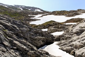 Schneefelder bei der Silberen