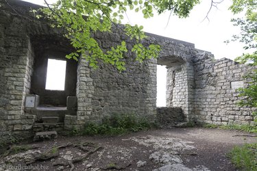 Nur ein Stück Mauer - Ruine Rosenstein