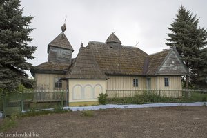 die Holzkirche von Macareuca in Moldawien