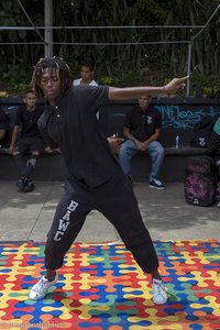 Hip-Hop und Breakdance in der Favela der Comuna 13 in Medellín.