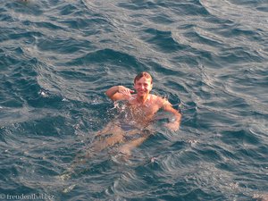 schwimmen in der Bucht Adrasan