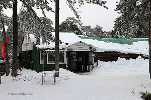 Das Sun Valley Café auf dem Olympos