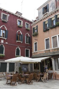 Schönes Restaurant am Campo do Pozzi