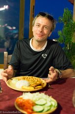 Lars schmeckt es im El Covadonga bei Cienfuegos