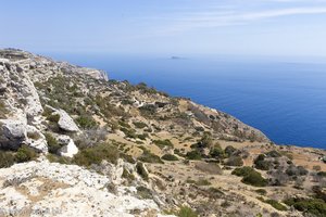 Blick über die Dingli Cliffs auf Malta