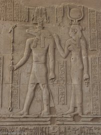 Sobek und Isis im Sobek-Tempel