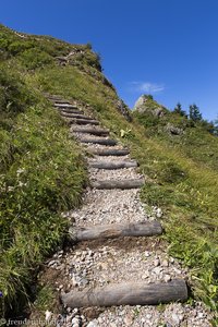 Treppenpfad auf den Siplinger Kopf