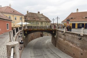 Die Lügenbrücke beim Kleinen Ring von Sibiu