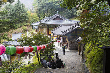 Sajaam Tempel mitten im Wald des Odaesan Nationalpark