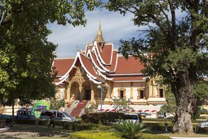 Ban Nongbone beim Pha That Luang in Vientiane