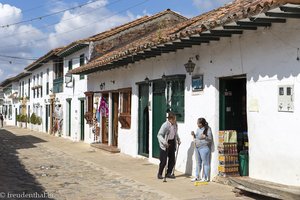 in den idyllischen Gassen von Villa de Leyva