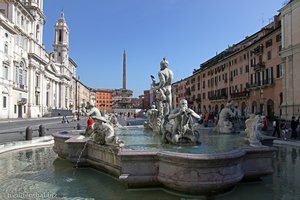 Fontana del Moro auf der Piazza Navona