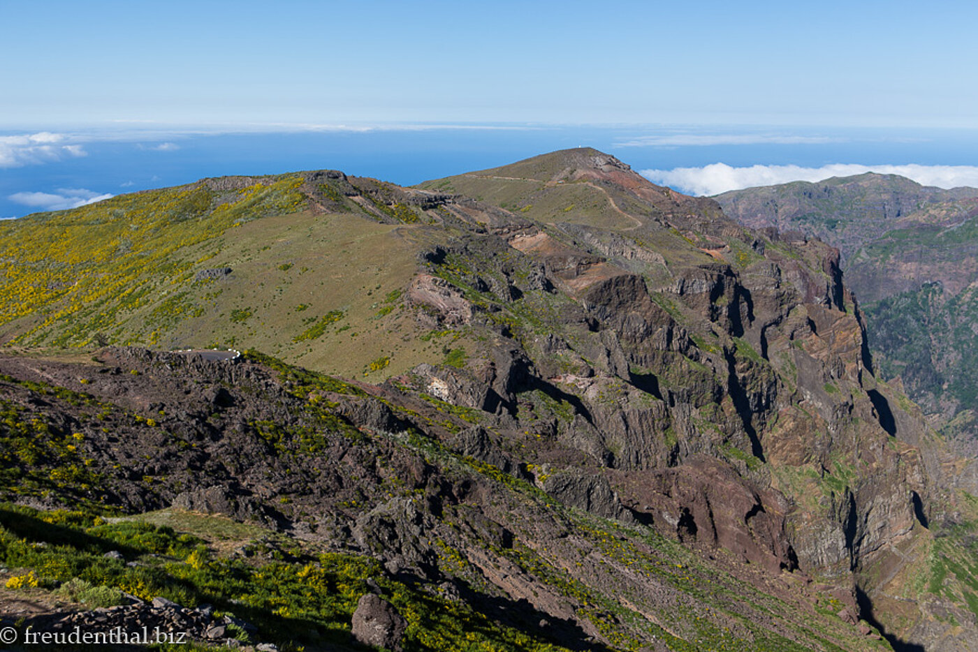herrlicher Ausblick auf dem Weg zum Pico do Gato