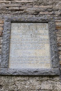 Tafel am Kitchener-Denkmal beim Marwick Head