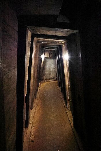 Blick durch einen der Haupttunnel von Vinh Moc