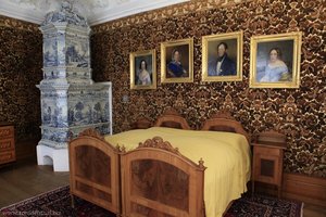 Schlafzimmer im Schloss Wolfsthurn