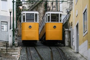 leider außer Betrieb, der Elevador do Lavra in Mouraria