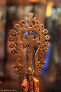 Lalibela-Kreuz im Ethnoligischen Museum von Addis Abeba