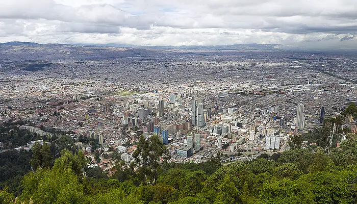 Aussicht auf Bogota