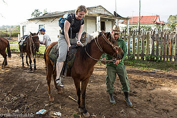Anne will durch das Tal von Viñales reiten