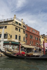 Gondeln im Canale Cannaregio