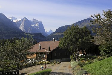 Die Häuser von Reuti haben eine tolle Aussicht