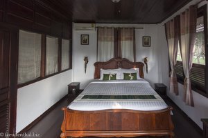 unser Zimmer in der Villa Vang Vieng Riverside