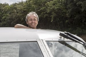 Kapitän Lars auf dem Canal du Midi