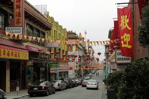 Chinesische Schriften in Chinatown San Francisco