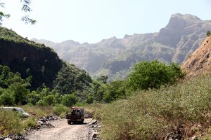 Tal Pricipal auf Santiago der Kapverden